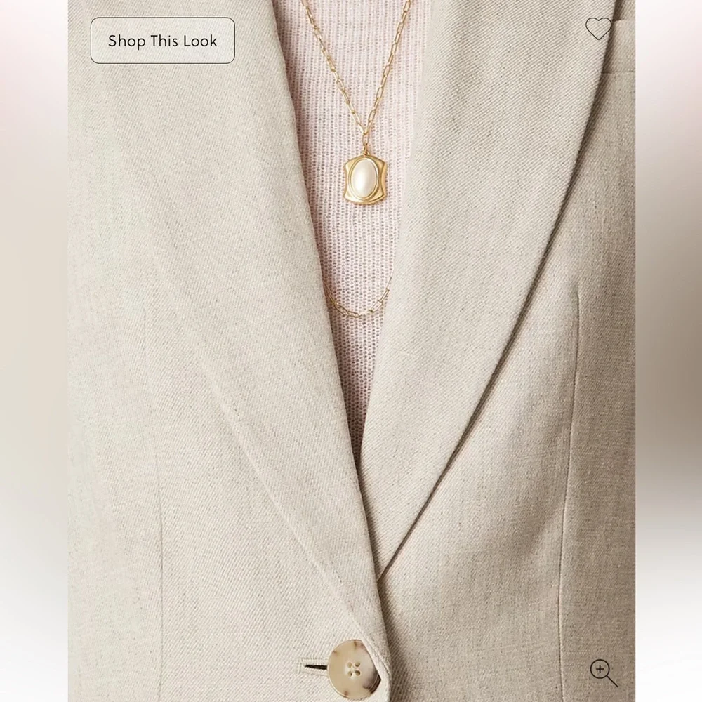 J. Crew Alexandra Linen Single-Button Blazer - Picture 4 of 13